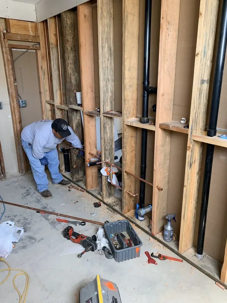Commercial rough-in plumbing for Water Heater Replacement in Mahncke Park